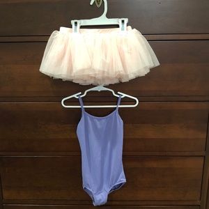 Bloch Girls Size 6x-7 Ballet Leotard & Tutu Skirt
